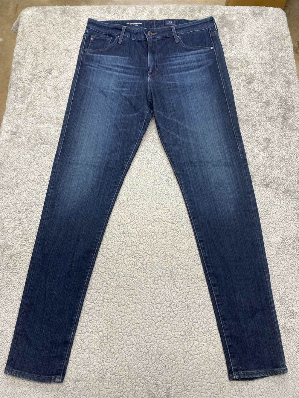 Ag Adriano Goldschmied Women's Indigo Slim Straight Jeans